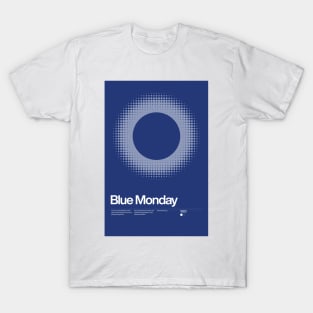 Blue Monday Inspired Lyrics Design T-Shirt